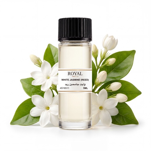 [RSDFPT5ML-4518511] وايت جاسمين (ريد) | عينة زيت عطري لأجهزة التعطير | 5 مل